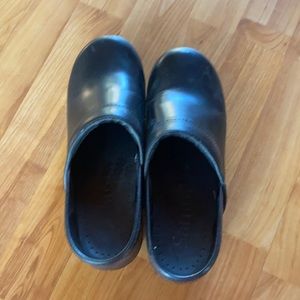 Black Sanita Danish Clogs
